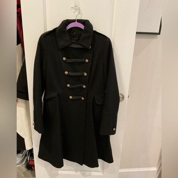 Tahari Jackets & Blazers - WOMEN MILITARY STYLE WOOL COAT